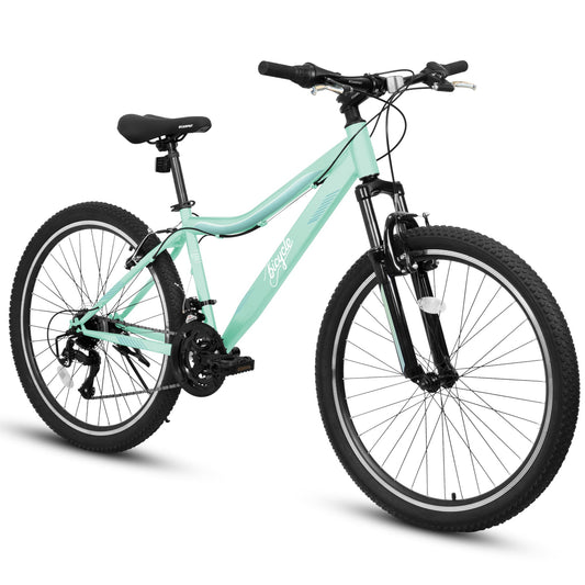 26-Inch Green TrailLite Mountain Bicycle – 21-Speed