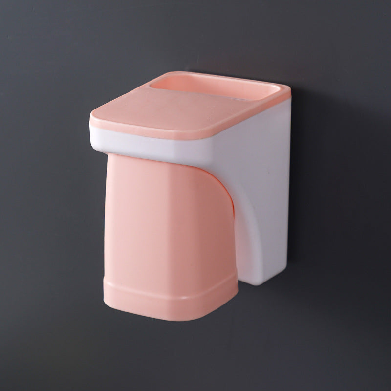 Magnetic Toothbrush and Cup Holder for Bathroom