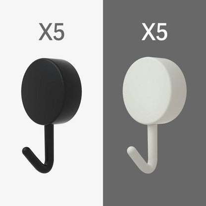 10-Piece Self-Adhesive Wall Hooks for Home Organization