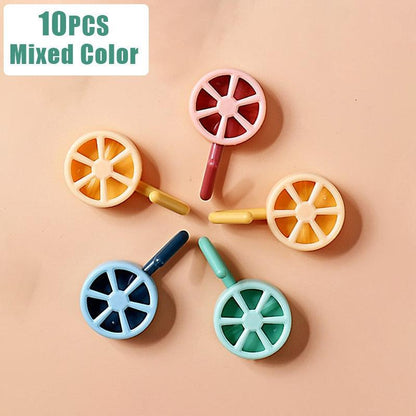 10-Piece Self-Adhesive Wall Hooks for Home Organization
