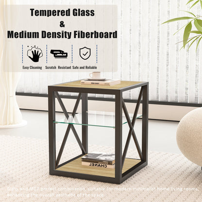 1 Piece Modern End Table Nightstand for Bedroom & Living Room