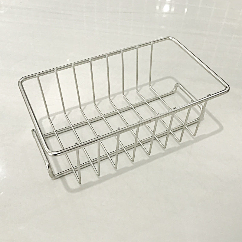 Adjustable Sink Faucet Organizer with Drain Rack