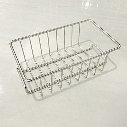 Adjustable Sink Faucet Organizer with Drain Rack