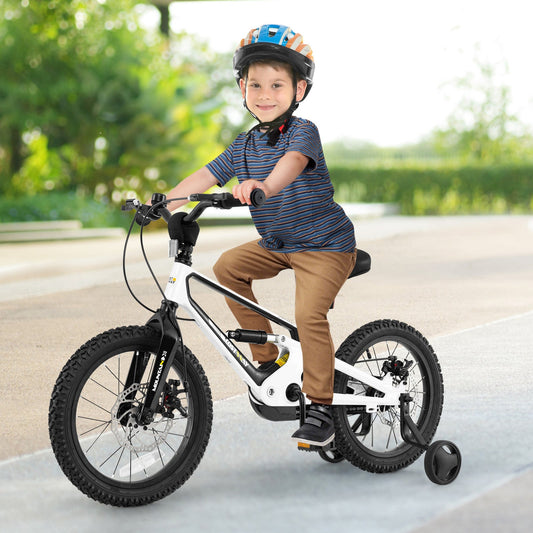 16-Inch Kids' Magnesium Alloy Bicycle with Training Wheels