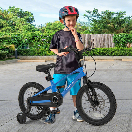 16-Inch Kids' Magnesium Alloy Bicycle with Training Wheels