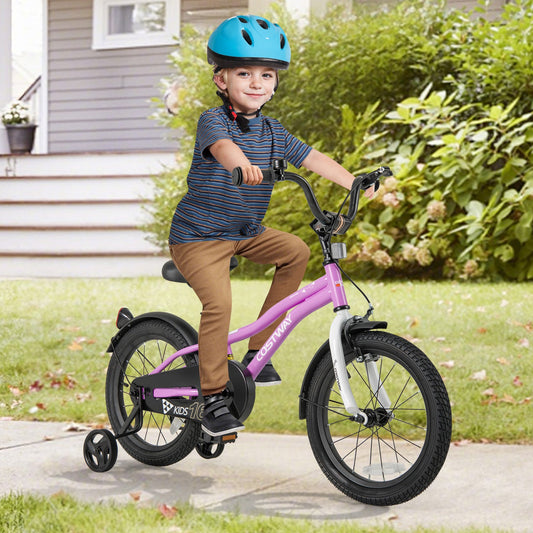 16-Inch Kids' Bicycle with Dual Brakes & Training Wheels