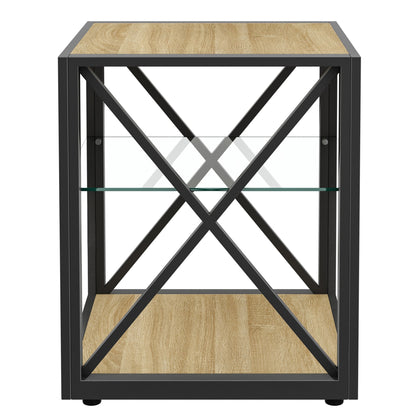 1 Piece Modern End Table Nightstand for Bedroom & Living Room