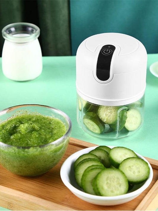 250mL USB Rechargeable Mini Food Chopper for Garlic and Vegetables