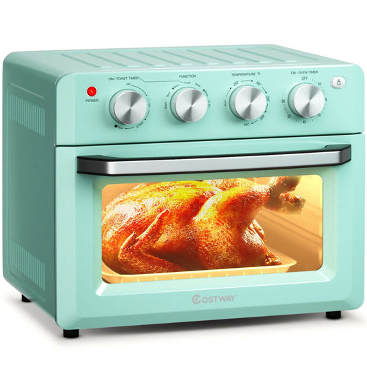 19-Quart 7-in-1 Air Fryer Toaster Oven with Dehydrator
