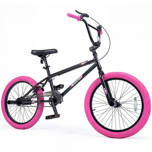 20-Inch Kids' & Teens' BMX-Style Bicycle with Freestyle Pegs