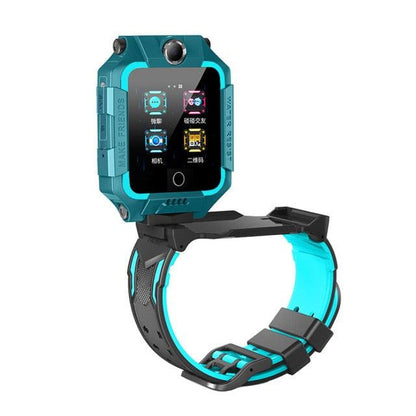 2G/4G Kids Smart Watch Phone Call Digital Screen Waterproof Wristwatch GPS Locator Smart Watch With Dual Camera Pedometer Touchscreen Kids Watch With MP3 Music Player Video Recorder Toddlers Toys Birthday Gift For Children