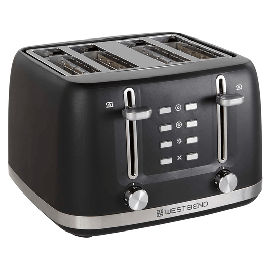 West Bend 4-Slice Multi-Function Toaster with Stainless Accents