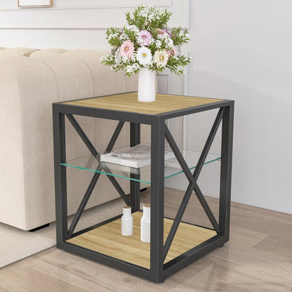1 Piece Modern End Table Nightstand for Bedroom & Living Room