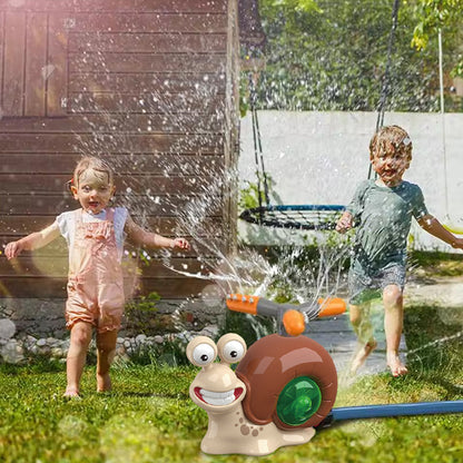 Cartoon snail sprinkler for boys and girls, summer garden lawn, water - spraying toys, fun pool party, backyard