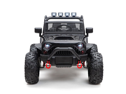 BOOM BOOM The BUFFALO Children's Off-Road Kids Car 24V 4X4 Ride-On Toy with 2 Seats Magic Cars Parental Remote Control - Perfect Present for Little Boys and Girls