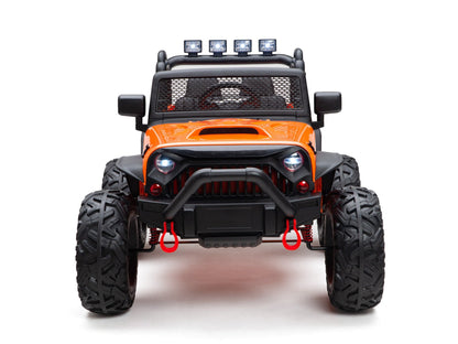 BOOM BOOM The BUFFALO Children's Off-Road Kids Car 24V 4X4 Ride-On Toy with 2 Seats Magic Cars Parental Remote Control - Perfect Present for Little Boys and Girls
