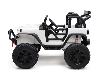 BOOM BOOM The BUFFALO Children's Off-Road Kids Car 24V 4X4 Ride-On Toy with 2 Seats Magic Cars Parental Remote Control - Perfect Present for Little Boys and Girls