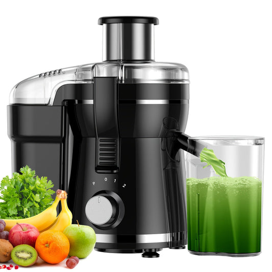 500W Centrifugal Juicer with 3 Speeds and Wide Feed Chute