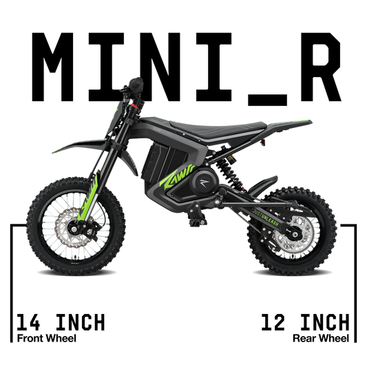 Rawrr Mantis Mini R & R17 Electric Dirt Bike | GYZMOGENIX