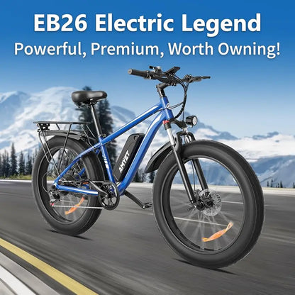 AMYET EB26 1000W 48V Fat Tire Electric Bike | GYZMOGENIX
