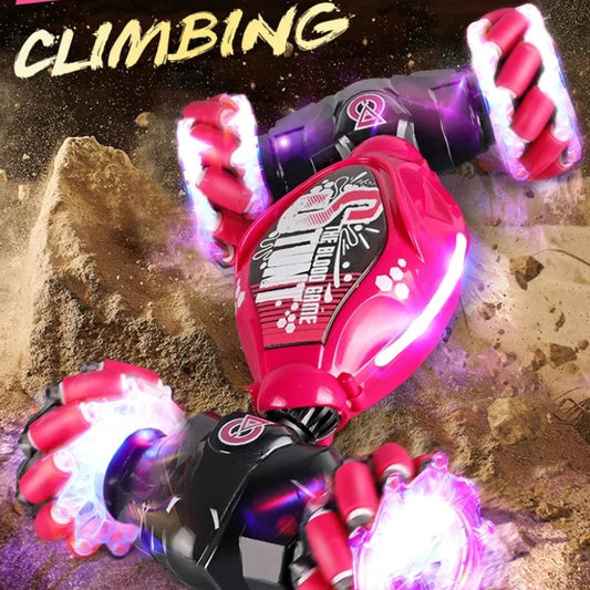 4WD RC Drift Stunt Car with LED Lights, Music & 360° Rotation