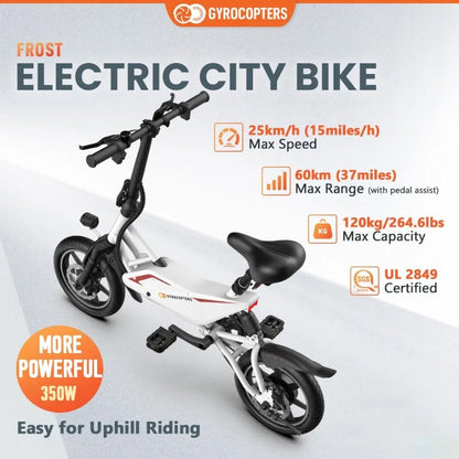 DUTRIEUX 350W 36V Folding Electric Bike | GYZMOGENIX