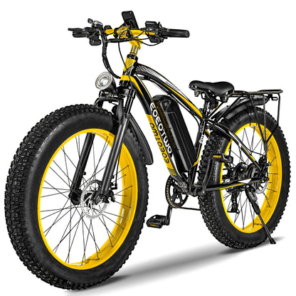 1500W Peak 48V Fat Tire Electric Bike | GYZMOGENIX