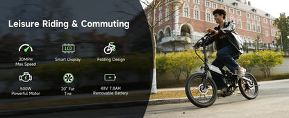 DUTRIEUX U5 500W 20-Inch Folding E-Bike | GYZMOGENIX