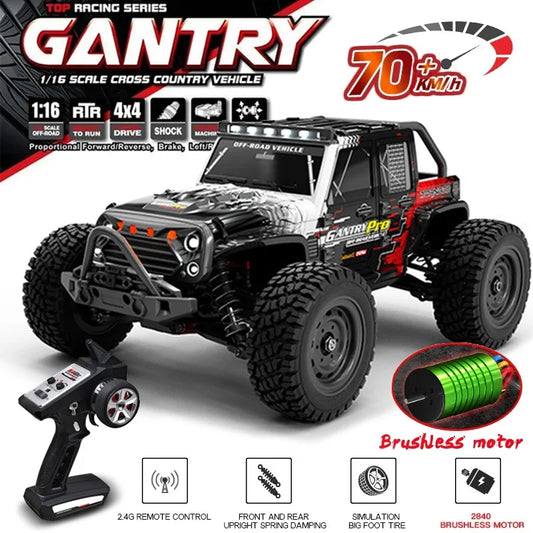 16103PRO 1:16 Brushless 4WD RC Car – Up to 70 km/h