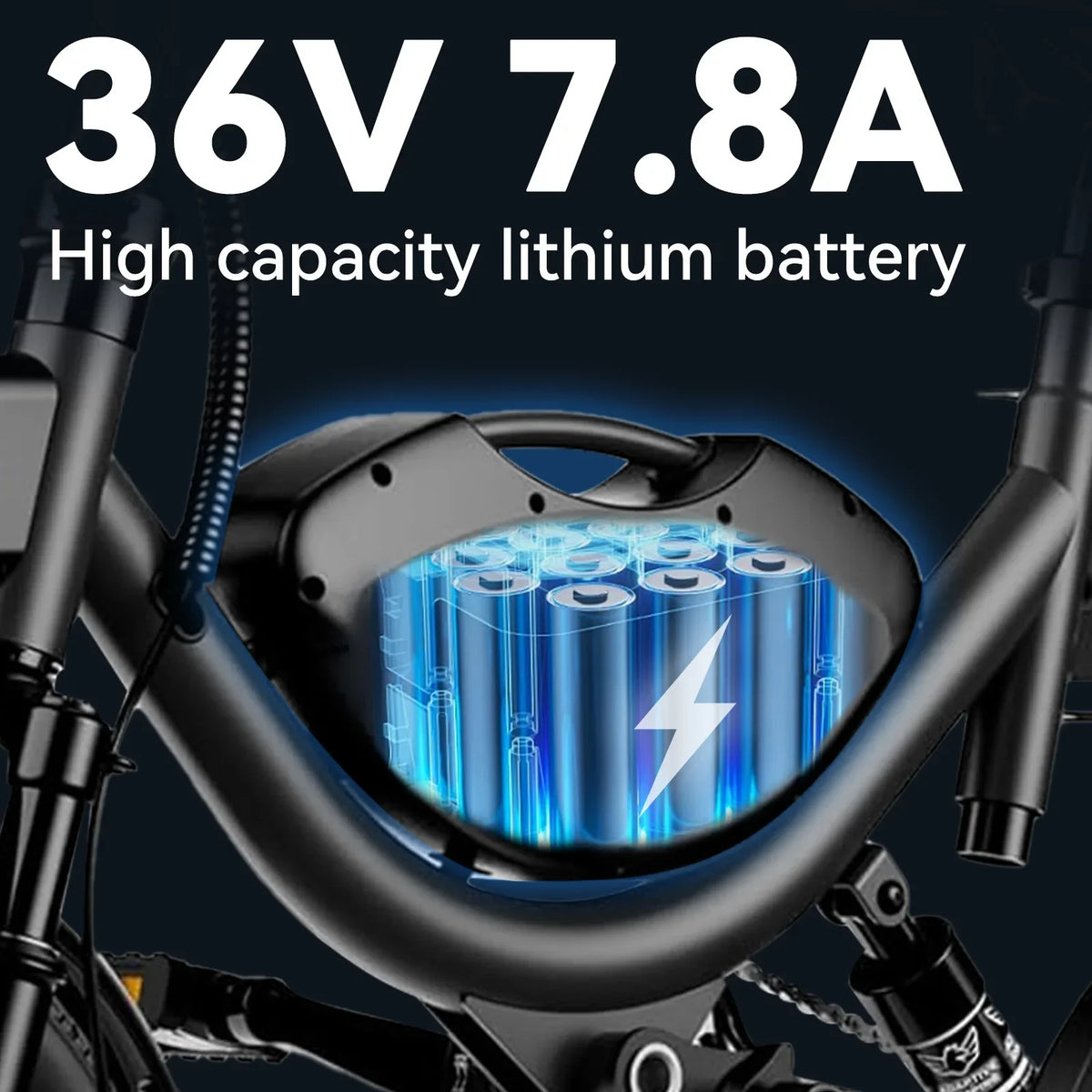 Terrosor 715W Peak 36V Folding Electric Bike | GYZMOGENIX