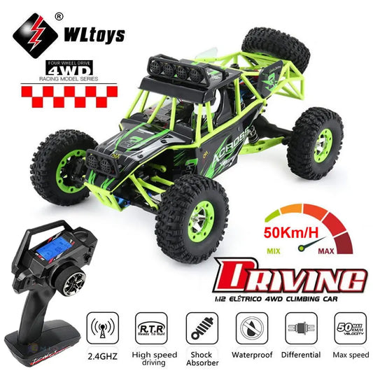 WLtoys 12428 1:12 4WD RC Off-Road Car – Up to 50 km/h