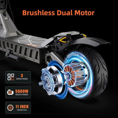 M6Max 5600W Electric Scooter | GYZMOGENIX