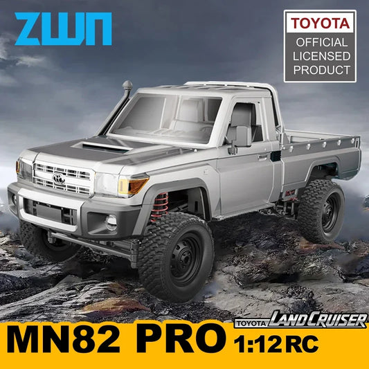 ZWN MN82 PRO 1:12 4WD RC Off-Road Truck with Headlights