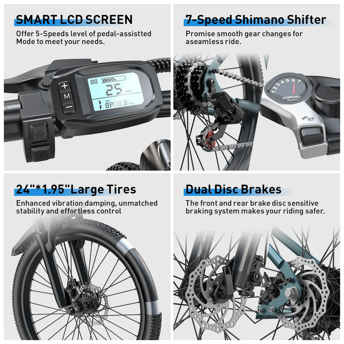 500W Peak 36V Electric Mountain Bike | GYZMOGENIX