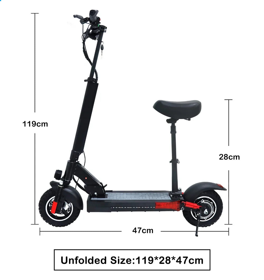 eBike Boys 48V 800W Foldable Electric Scooter | GYZMOGENIX