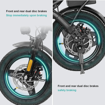 Terrosor 14-Inch 560W Peak Folding E-Bike | GYZMOGENIX