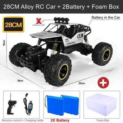 Oike RC Car Remote Control Climbing Vehicle Outdoor All Terrain Off-road Trucks 4WD Racing Drift Cars Toy Gift for Kids Adults