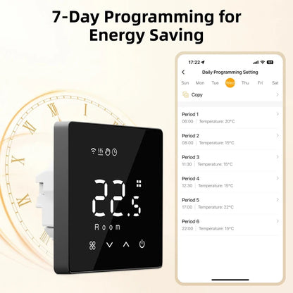 WiFi Thermostat for Electric Floor Heating Water/Gas Boiler Smart Tuya Programmable Temperature Controller Google Home Alexa
