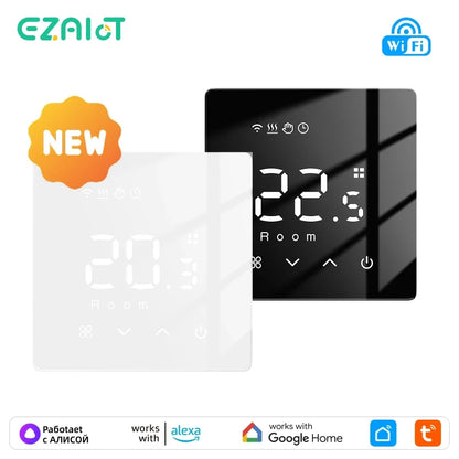WiFi Thermostat for Electric Floor Heating Water/Gas Boiler Smart Tuya Programmable Temperature Controller Google Home Alexa