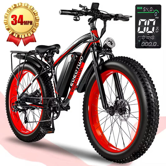 1500W Peak 48V Fat Tire Electric Bike | GYZMOGENIX
