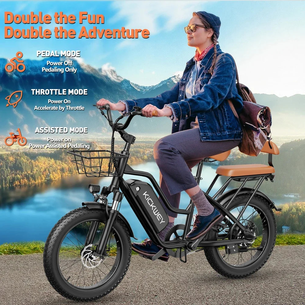 Kickwey LD20 1500W Peak 48V Electric Bike | GYZMOGENIX
