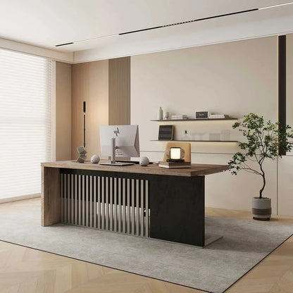 Croft Compact Executive Desk with Cable Management