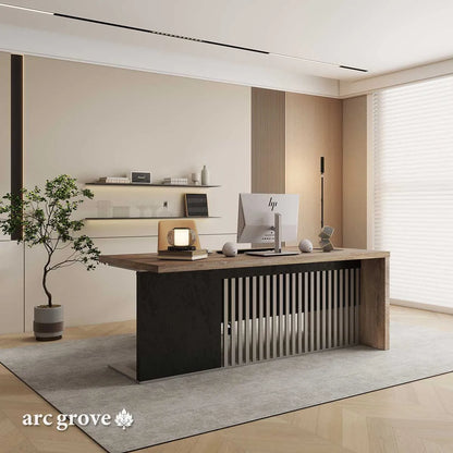 Croft Compact Executive Desk with Cable Management