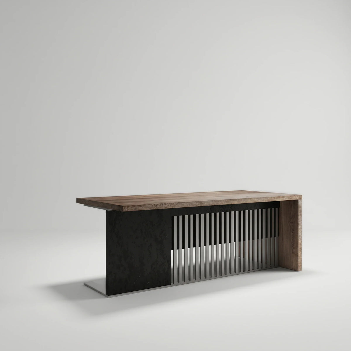 Croft Compact Executive Desk with Cable Management
