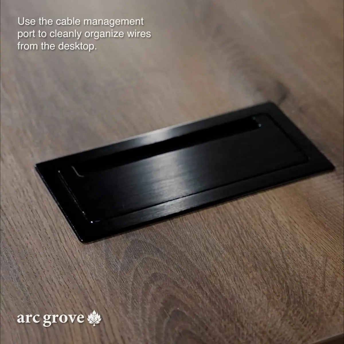 Croft Compact Executive Desk with Cable Management
