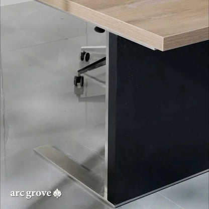 Croft Compact Executive Desk with Cable Management