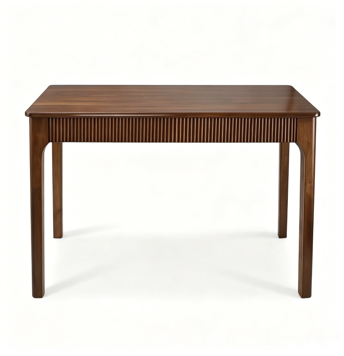 39-Inch Solid Wood Dining Table, Rectangular, Walnut
