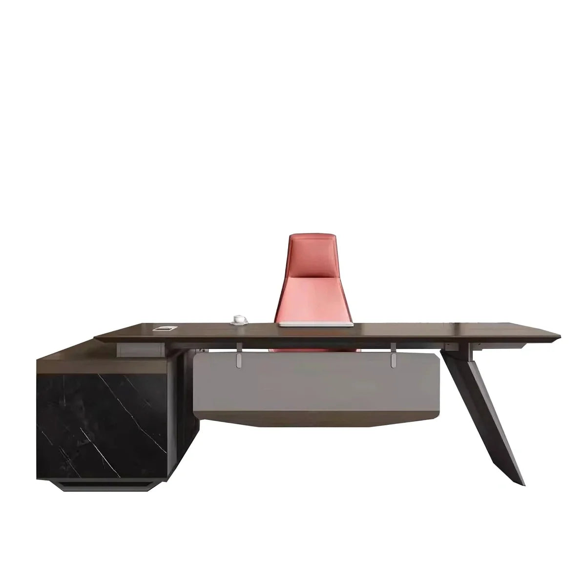 Worley · Modern L-Shaped Executive Desk