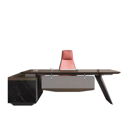 Worley · Modern L-Shaped Executive Desk