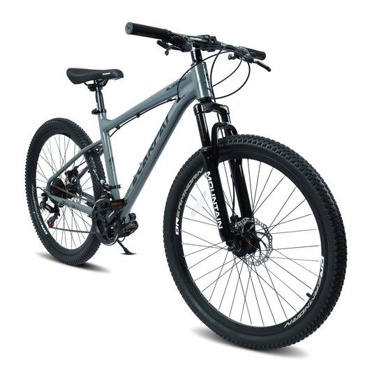 26-Inch Grey/Black AllTrail Mountain Bicycle – 21-Speed